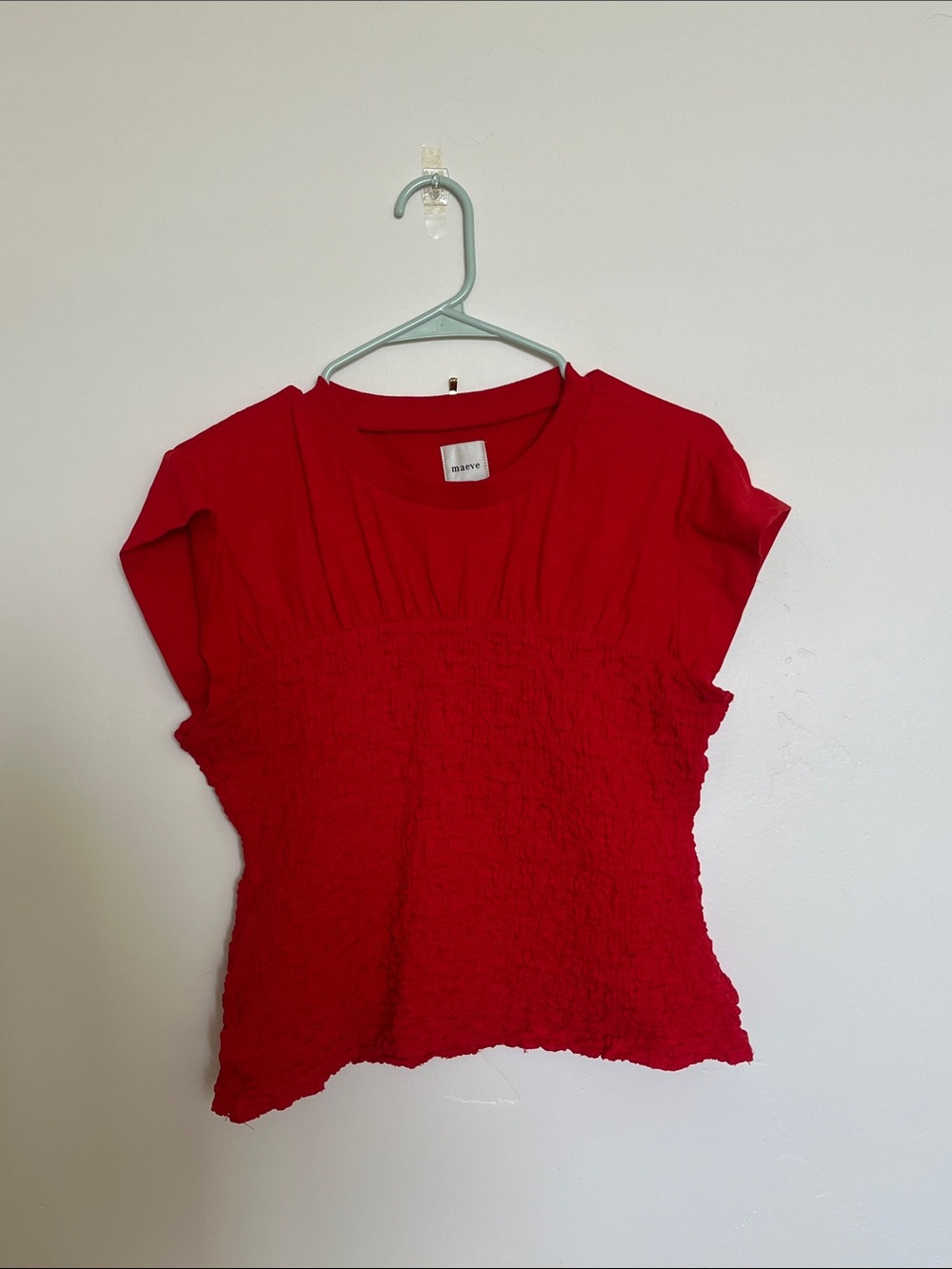 Maeve  - Anthropologie - Smocked Muscle Tee - Picture 4 of 10
